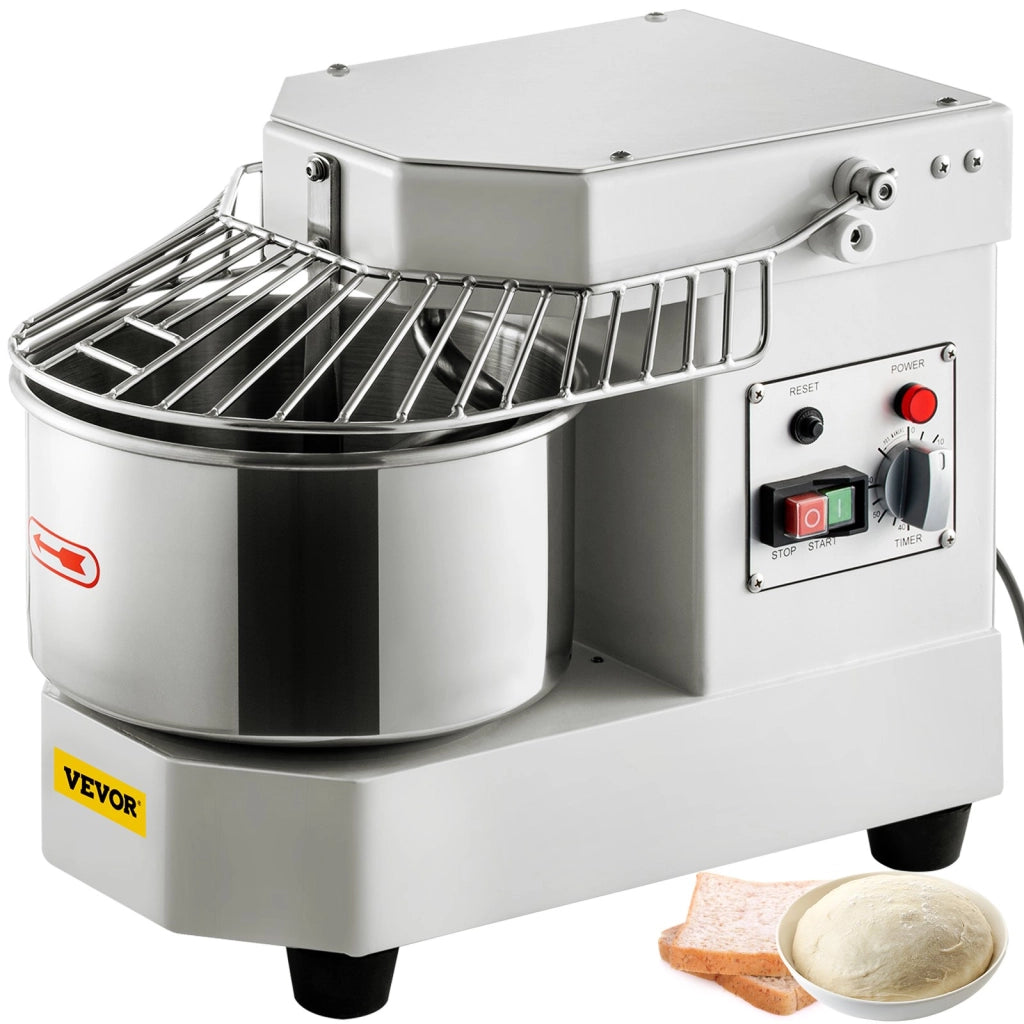 BDM8 Impastatrice con ciotola 8L in acciaio inox 550W 159 giri/min con timer robusta e resistente per cucina