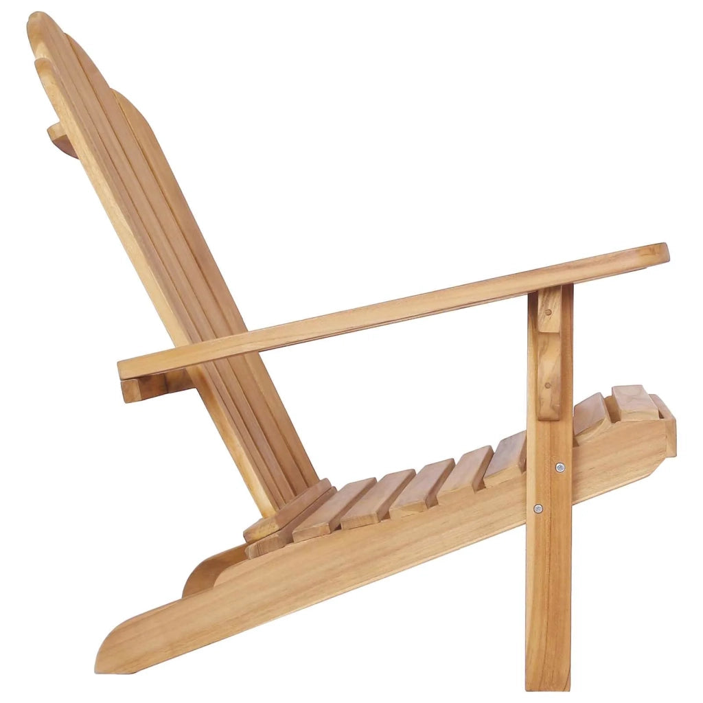 Sedia Adirondack da giardino Naturale Legno di teak solido 42041355