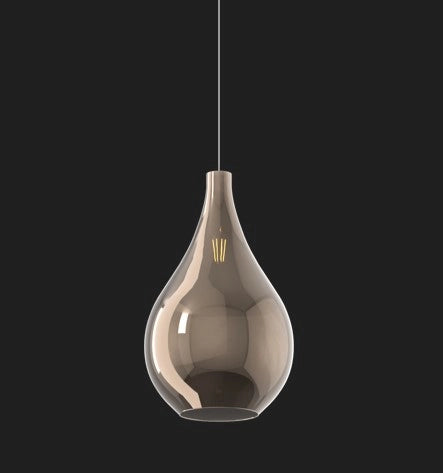 SOSP. OTTONE SAT. 2 LUCI SPOSTABILE VETRI (1 MEDIO+1 GRANDE) TUTTI BRONZO 1193OS-S2 S MIX-BR