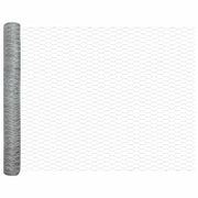 Recinzione da Giardino | Recinzione Esagonale Argento 1,4 x 50 m Acciaio zincato
