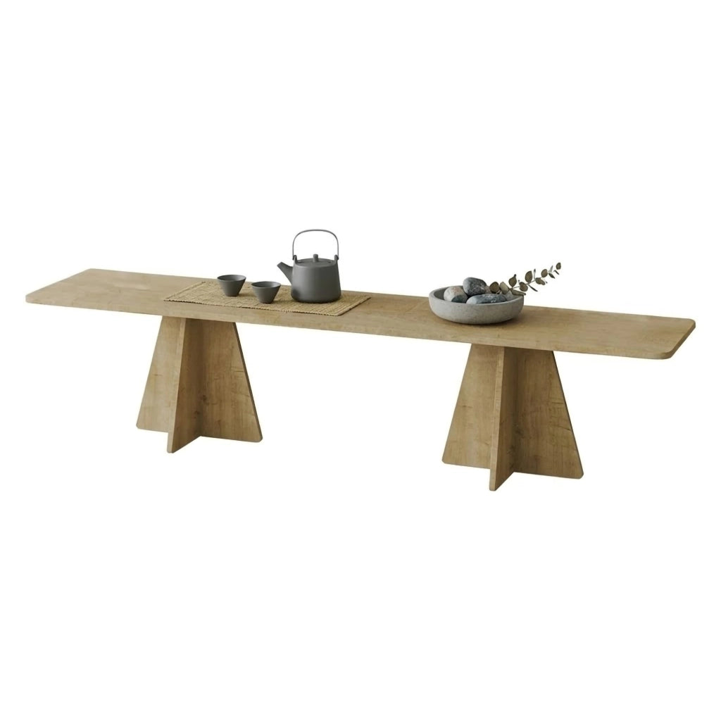 Cairano, Mobile Porta tv Peso Supportato 40 kg, 180x42x40h cm Marrone Rovere