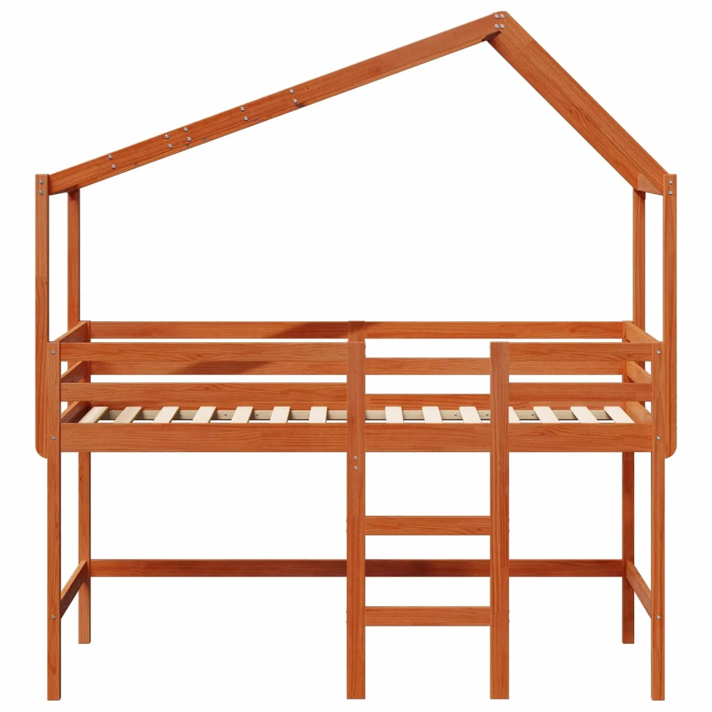 Struttura per letto soppalco Marrone Cera 90 x 190 cm 3422747