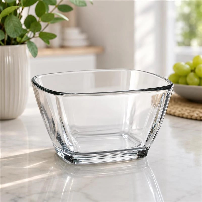 SET 3 CIOTOLINE IN VETRO TRASPARENTE DA APERITIVO - 10X6H CM