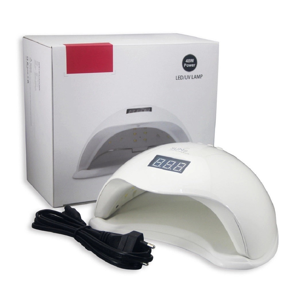 Trade Shop - Fornetto Led Uv 48w 24 Led Per Ricostruzione Colata Gel Unghie Unghia Nail -