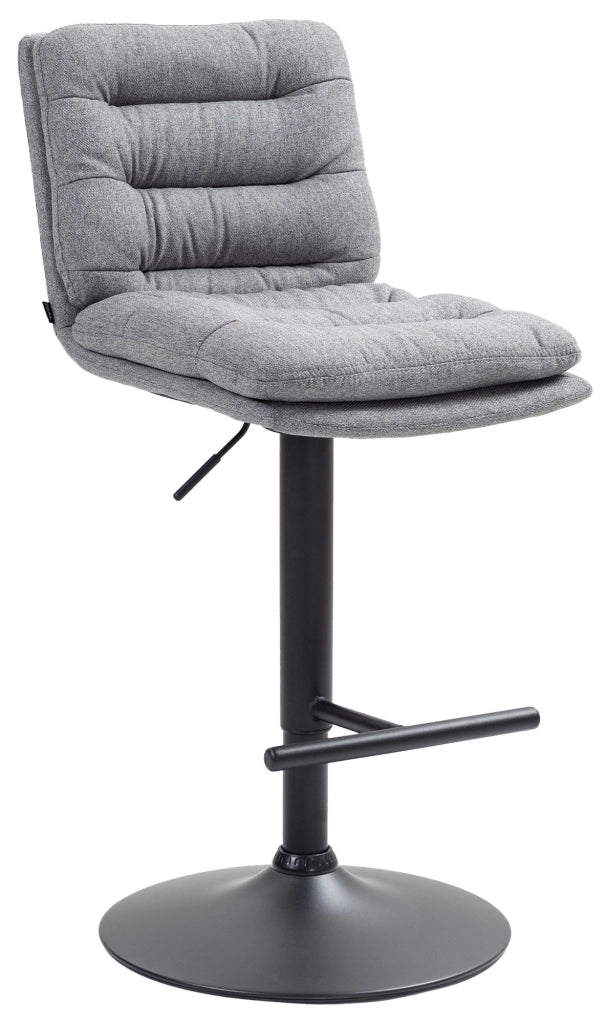Barhocker Damar Stoff schwarz