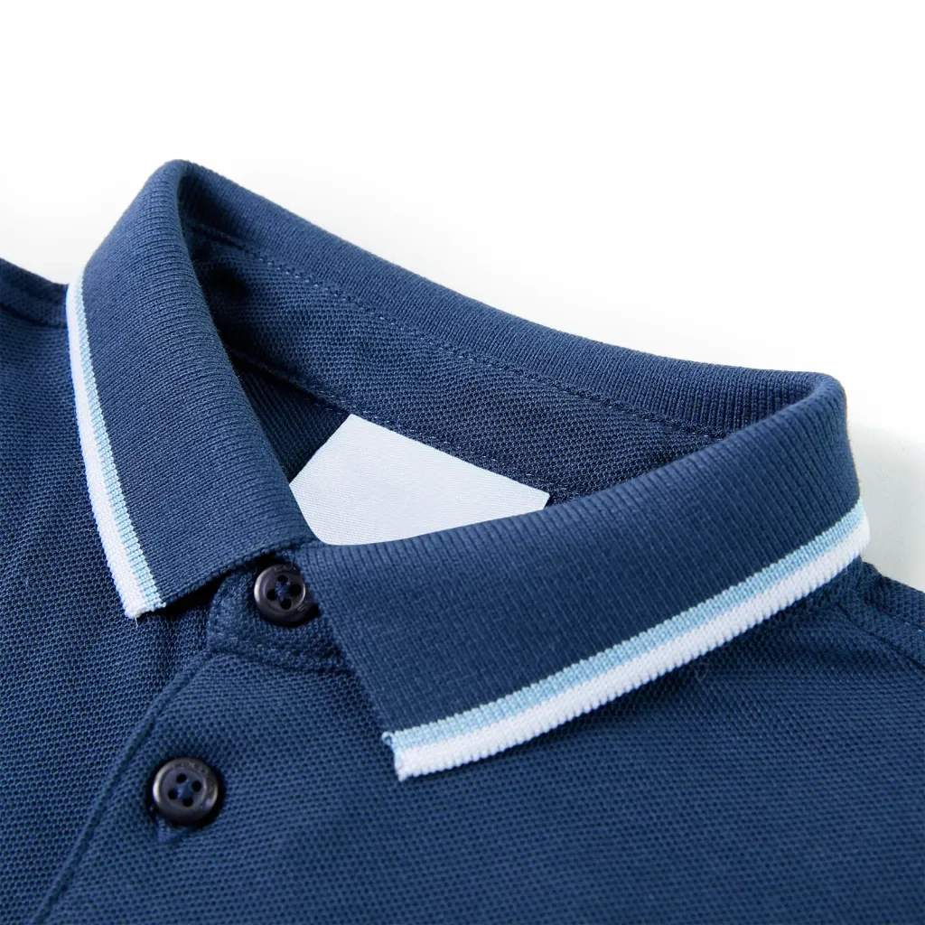 Polo da Bambino Blu Scuro 92cod mxl 110727