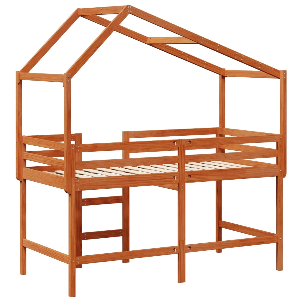 Struttura per letto soppalco Marrone Cera 90 x 190 cm 3422747