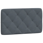 Cuscino Testiera Grigio Scuro 90 cm in Velluto CFW9988501