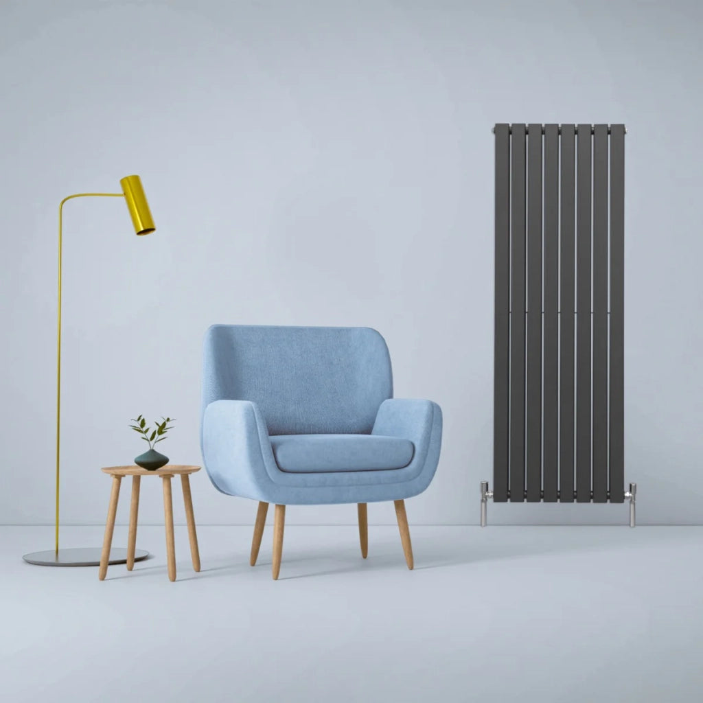 Radiatore Termosifone Termoarredo Design Piatto Pannello Elementi Grigio