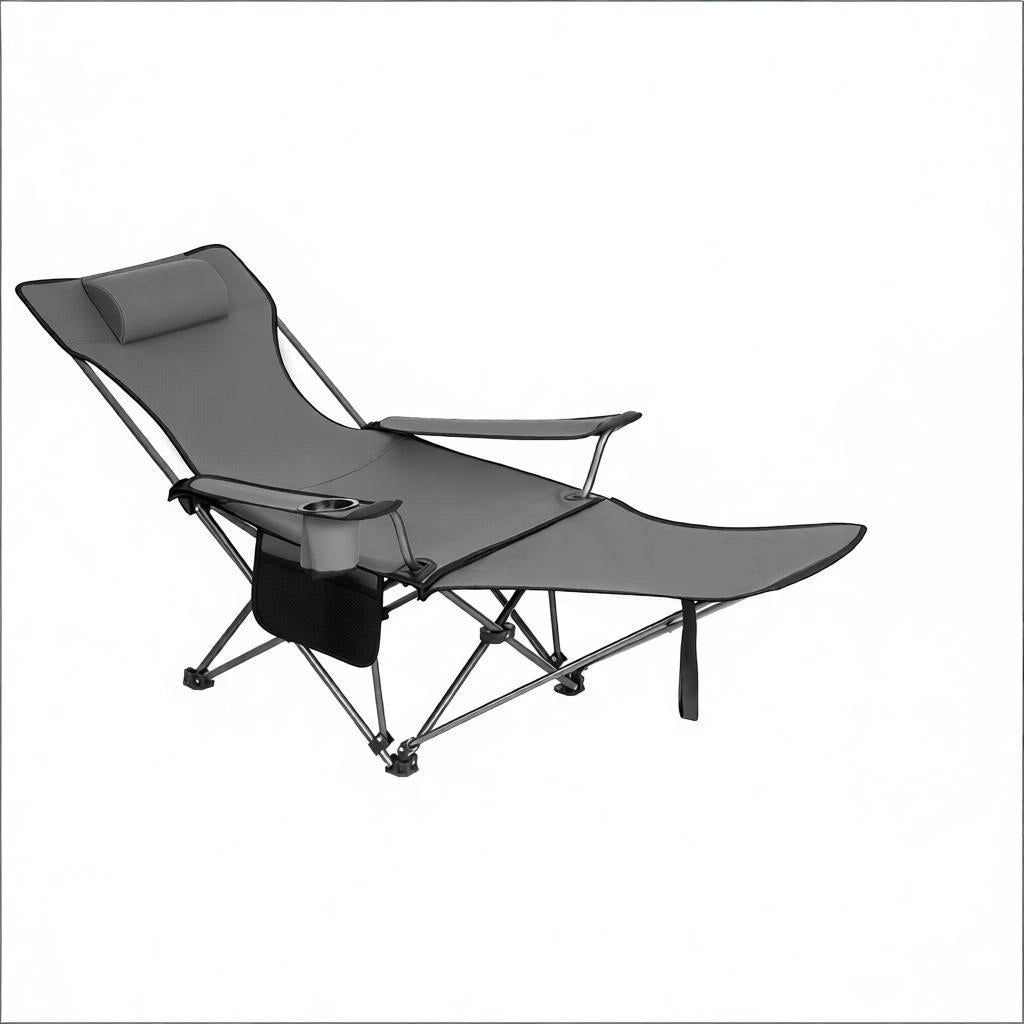 Sedia da pesca con poggiapiedi estesibile sedia da campeggio portatile sedia pieghevole ergonomica sedia da trekking sedia da tempo libero