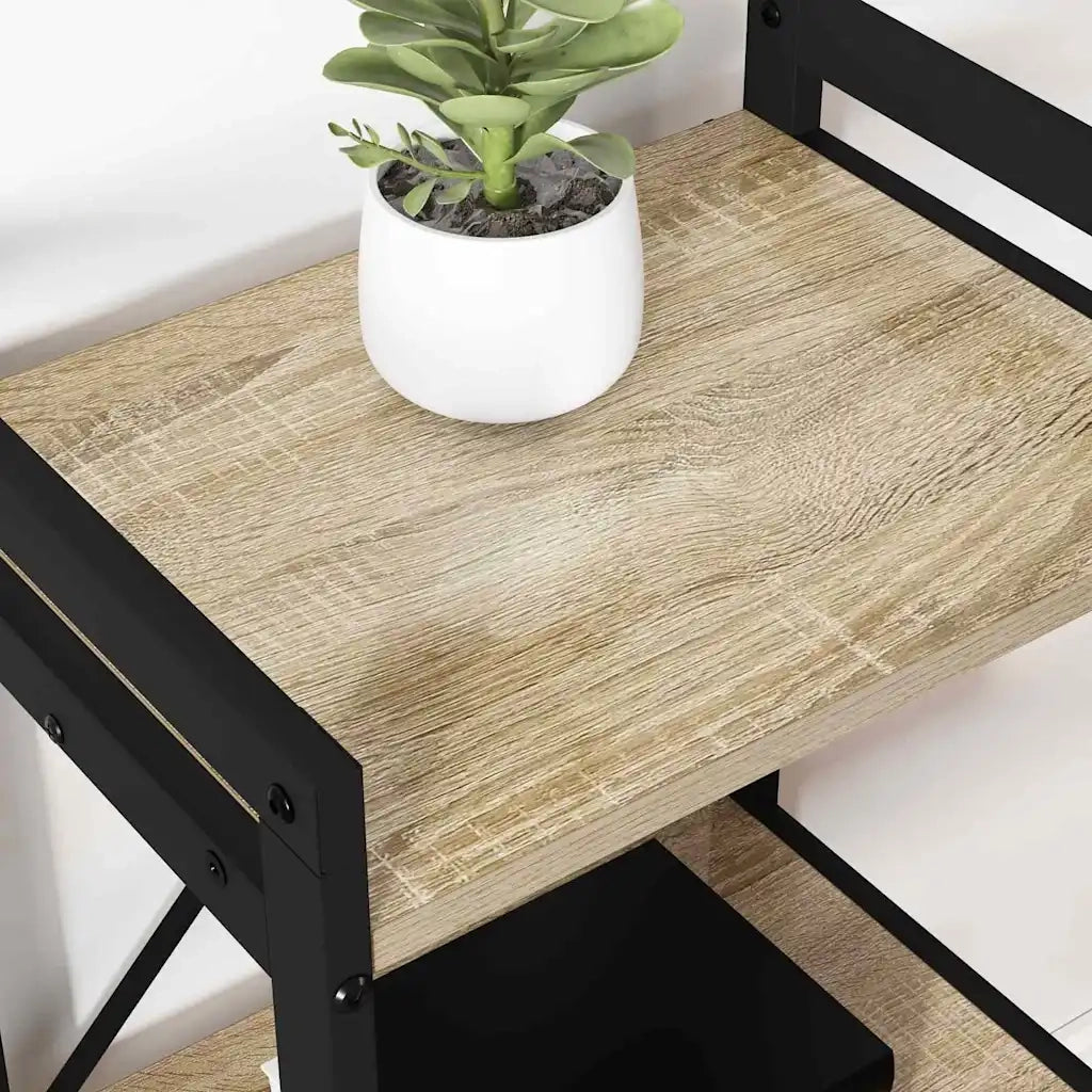 vidaXL Libreria rovere sonoma 40 x 30 x 83 cm Legno multistrato