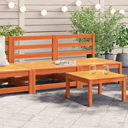 Divano da esterno-Divani Senza Braccioli Giardino 2pz Marrone Cera 70x70x67 Pino