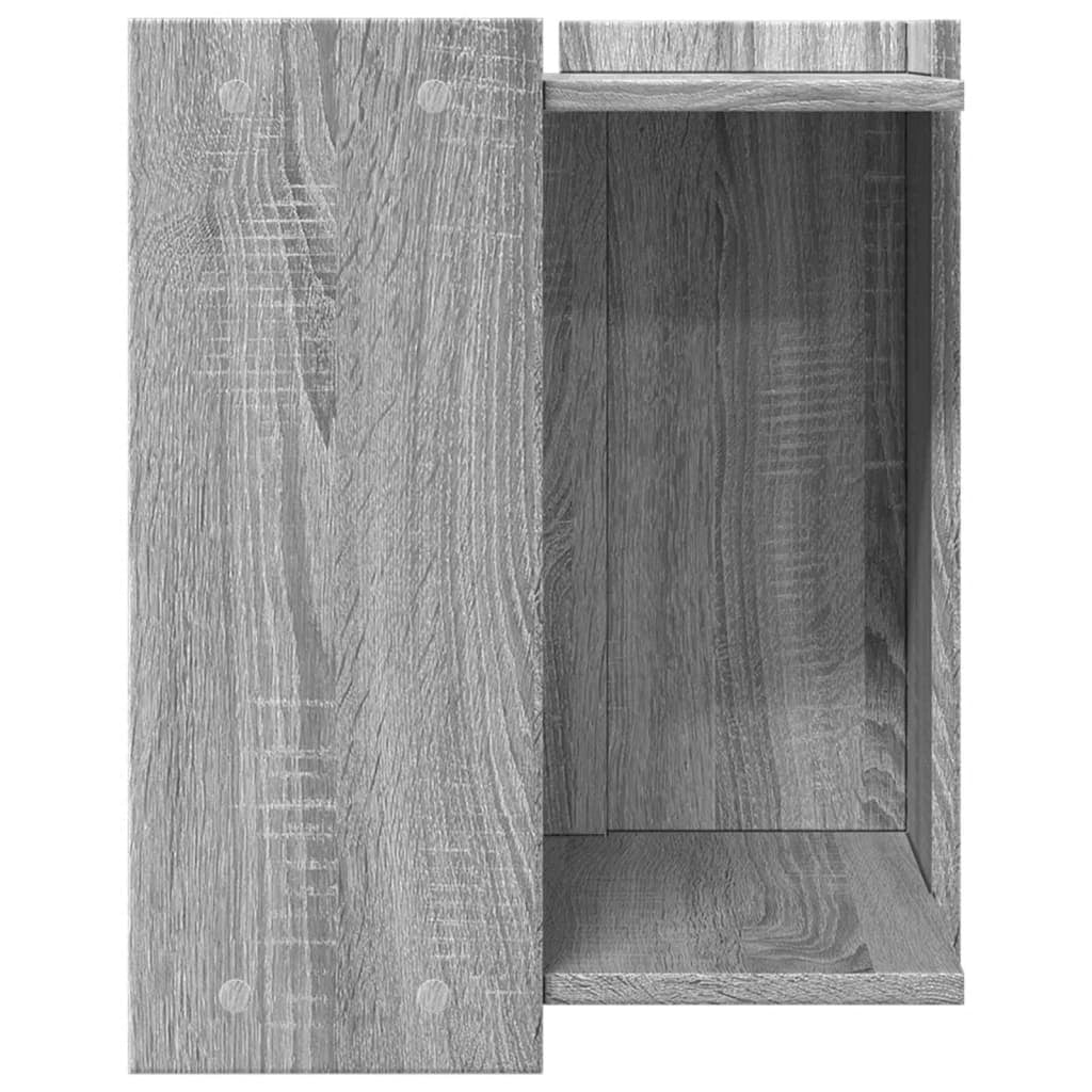 Mobiletto per lettiera per gatti in legno ingegnerizzato Sonoma grigio 02_0043335