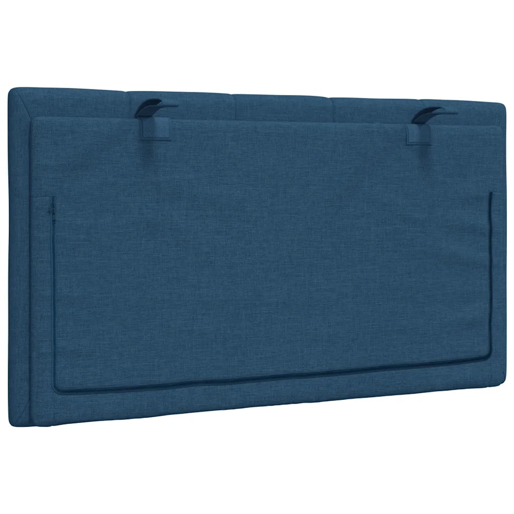 Cuscino Testiera Hanko Blu 80 cm in Tessuto CFW7131389