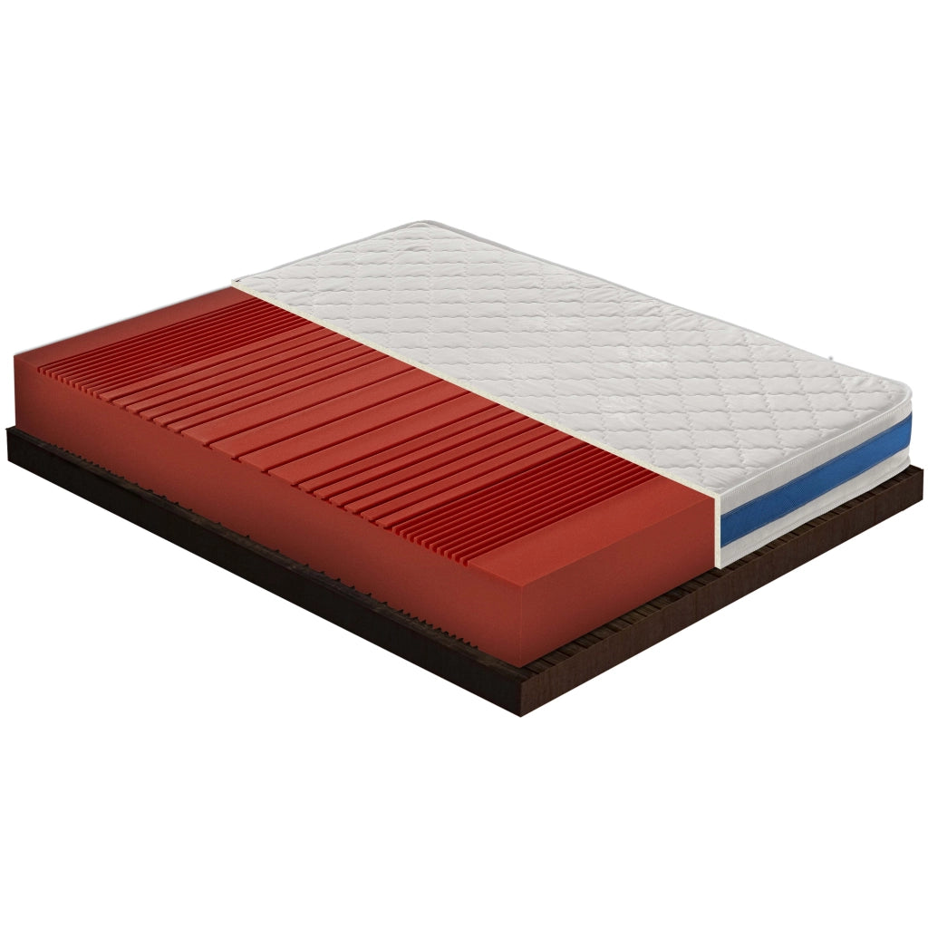 Materasso Singolo 90x190 in Waterfoam - Ortopedico - reversibile - 11 zone di comfort - H1