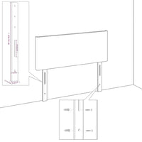 Testiera ad Orecchio Verde Scuro 93x16x78/88 cm in Velluto