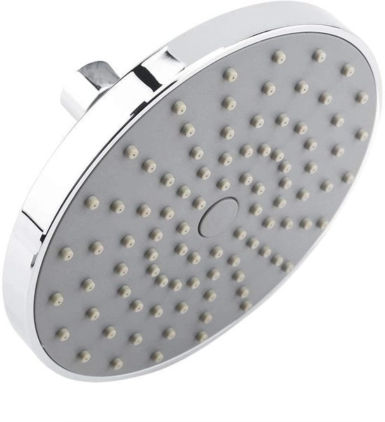 Doccia a pavimento Regolatore di pressione 6 pollici - Testa di doccia incastrabile - Testa di doccia alta pressione - Testa di doccia verniciata - Testa di doccia con filtro - Acciaio inossidabile.