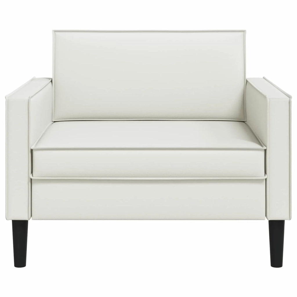 Poltrona XL Bianco Similpelle 42043525