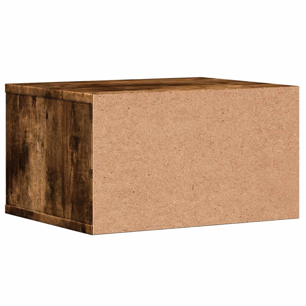 Supporto per stampante tavolo mobile per ufficio 40 x 32 x 22,5 cm legno ingegnerizzato marrone 02_0044729