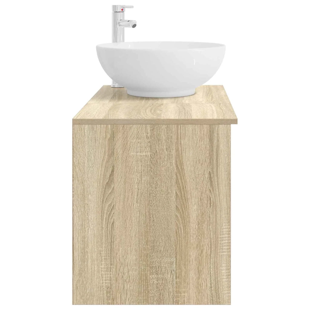 Set di mobili per il bagno 2 pcs Rovere Sonoma 3403914