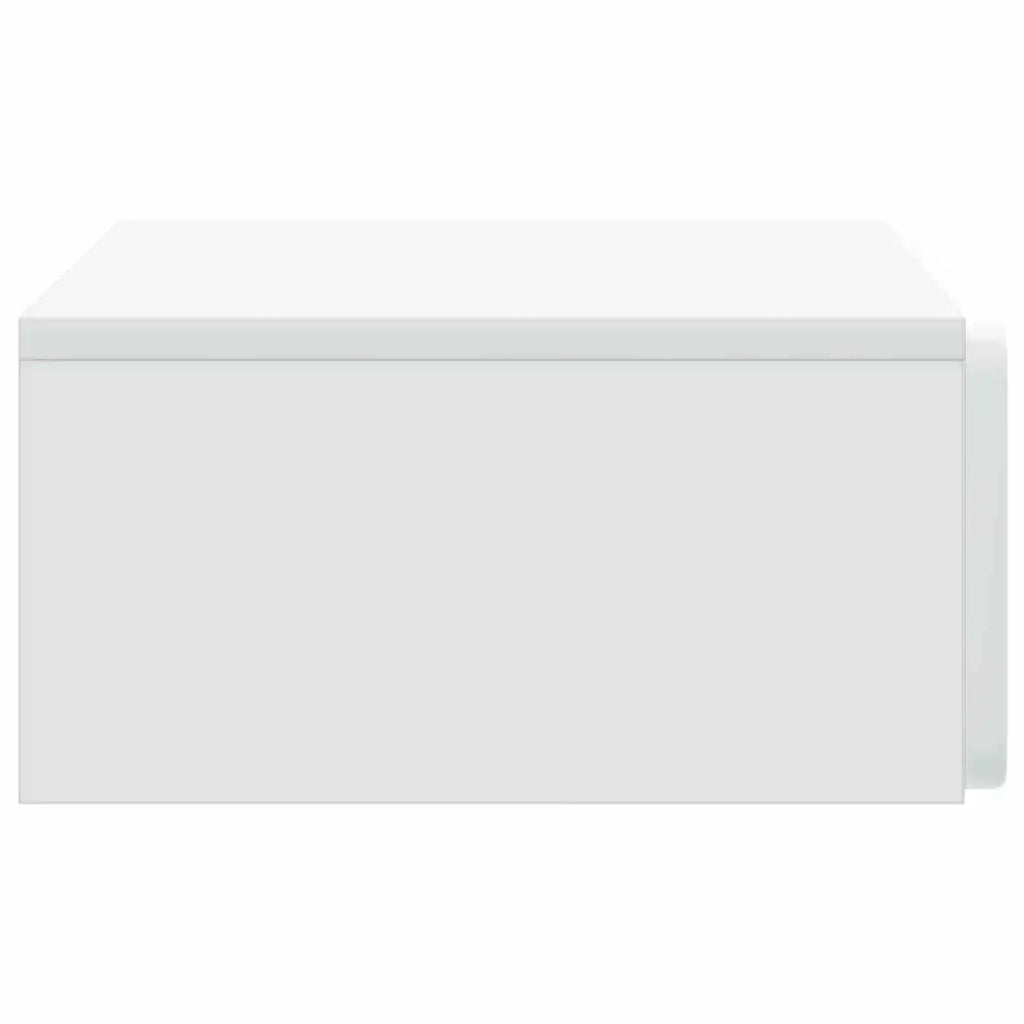 Tavolino da Parete Laterale Bianco 59 x 34,5 x 17 cm 898315