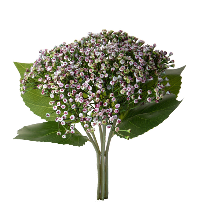 Set 6 Rami Artificiali Ortensia Cespugli 32 cm