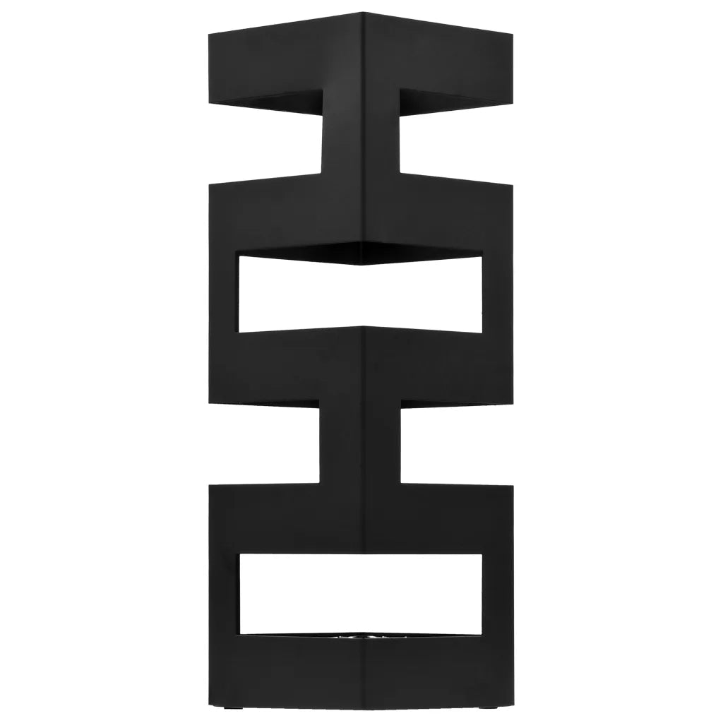Porta Ombrelli in Acciaio Nero 246794