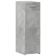 Buffet credenza cassettiera armadio mobile contenitore organizer per cucina soggiorno salotto 30 x 42,5 x 93 cm legno ingegnerizzato grigio 02_0031863