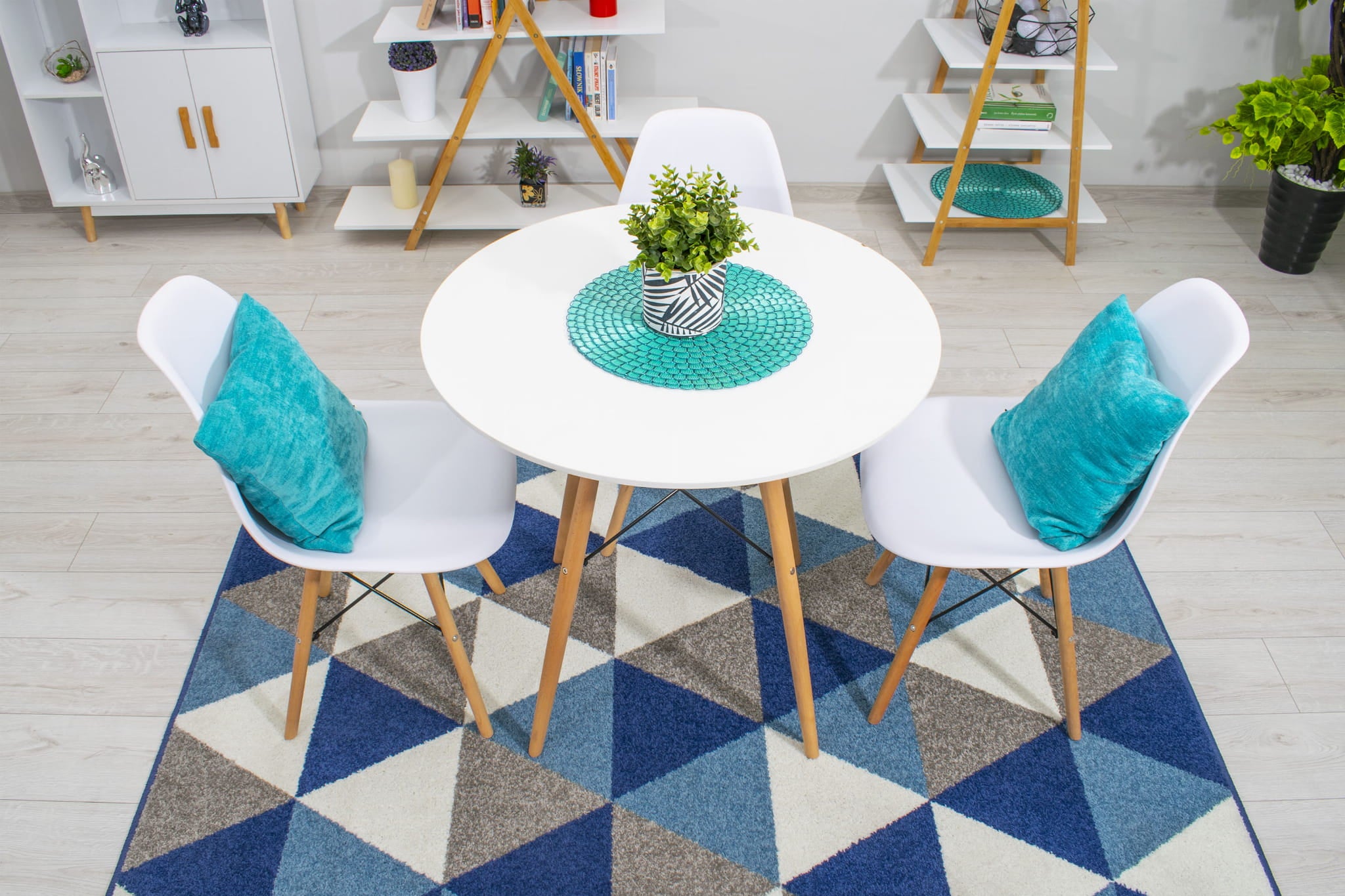 Valora KOVA TODI Tavolo rotondo 80cm - Bianco