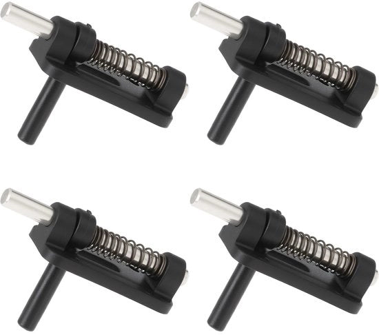 Lucchetto a Slitta per Veicoli Radiocontrollati - 4 Pezzi - Piccola Fissazione - Dimensioni 23,5mm x 13mm x 8mm - Diametro Pino 3mm - Slitta di Sicurezza per Veicoli Radiocontrollati