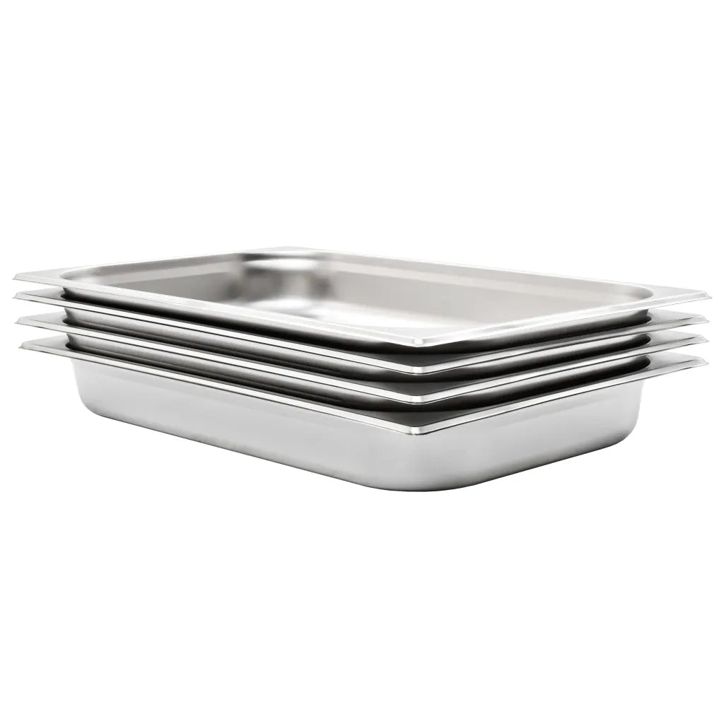 Contenitori Gastronorm 4 pz GN 1/1 65 mm in Acciaio Inox  cod mxl 78387