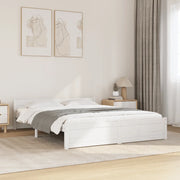 Giroletto Bianco in Legno Massello 140x190 cm 815025
