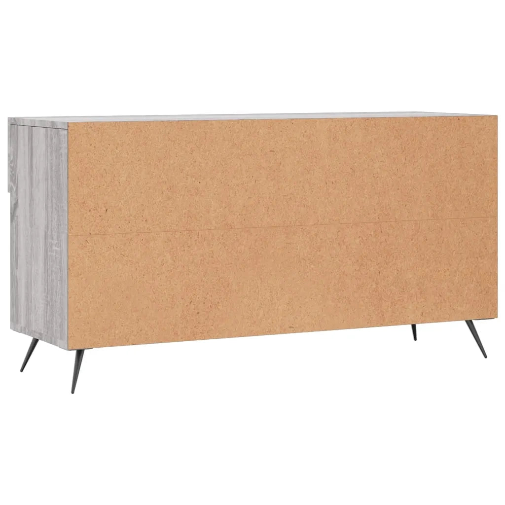 Panca Porta Scarpe-Sgabello-Panca Scarpiera Grigio Sonoma 102x35x55 cm Legno Multistrato 332367