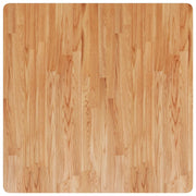 Piano Tavolo Quadrato Marrone Chiaro 90x90x1,5 Rovere Trattato 343005