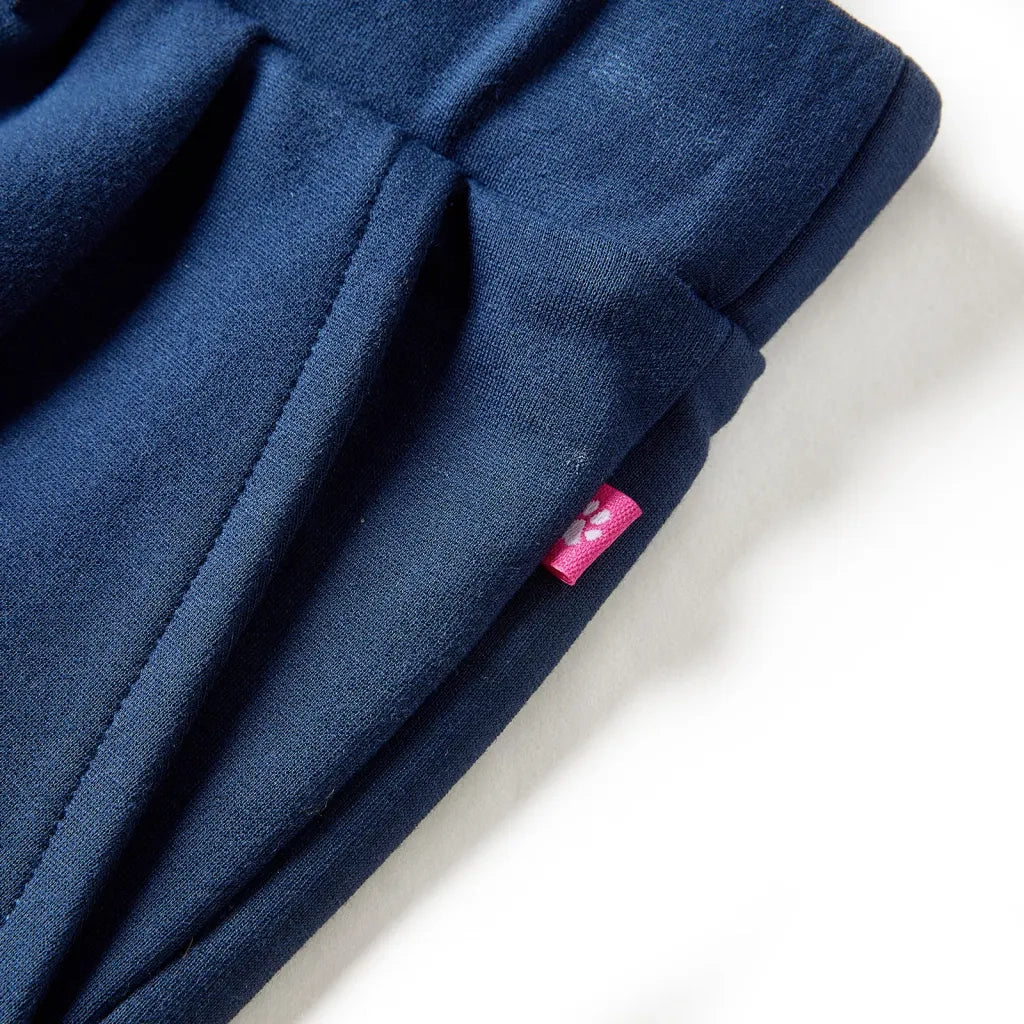 Pantaloni per Bambini a Gamba Larga Blu Marino 128 14830