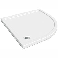 Piatto doccia ribassato 90x90 cm EASYFLAT resina H3.5 cm MONACO Bianco
