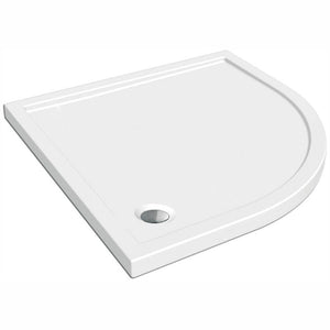 Piatto doccia ribassato 90x90 cm EASYFLAT resina H3.5 cm MONACO Bianco