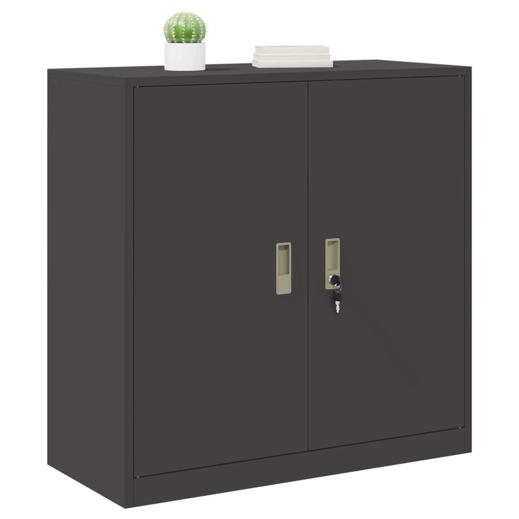 Armadio Nero 90 x 40 x 90 cm Acciaio CFW3784739