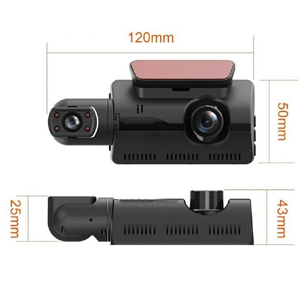 Trade Shop - Telecamera Videoregistratore Dvr Auto Full Hd 1080p Display 3" 170° G-sensor Q-ca68 -