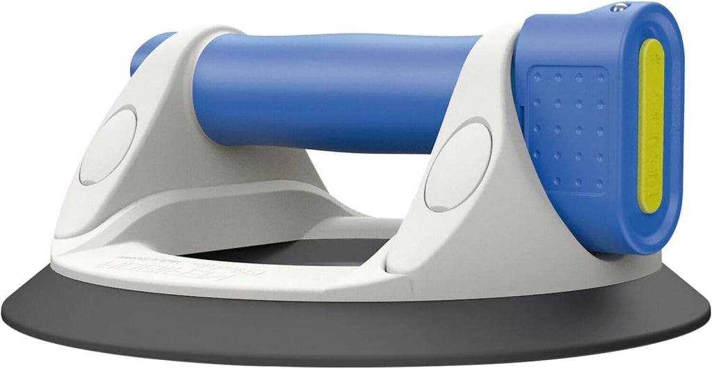 Sollevatore a batteria – Sollevatore sottovuoto, aspirazione premendo un pulsante con indicatore LED, fino a 120 kg, plastica