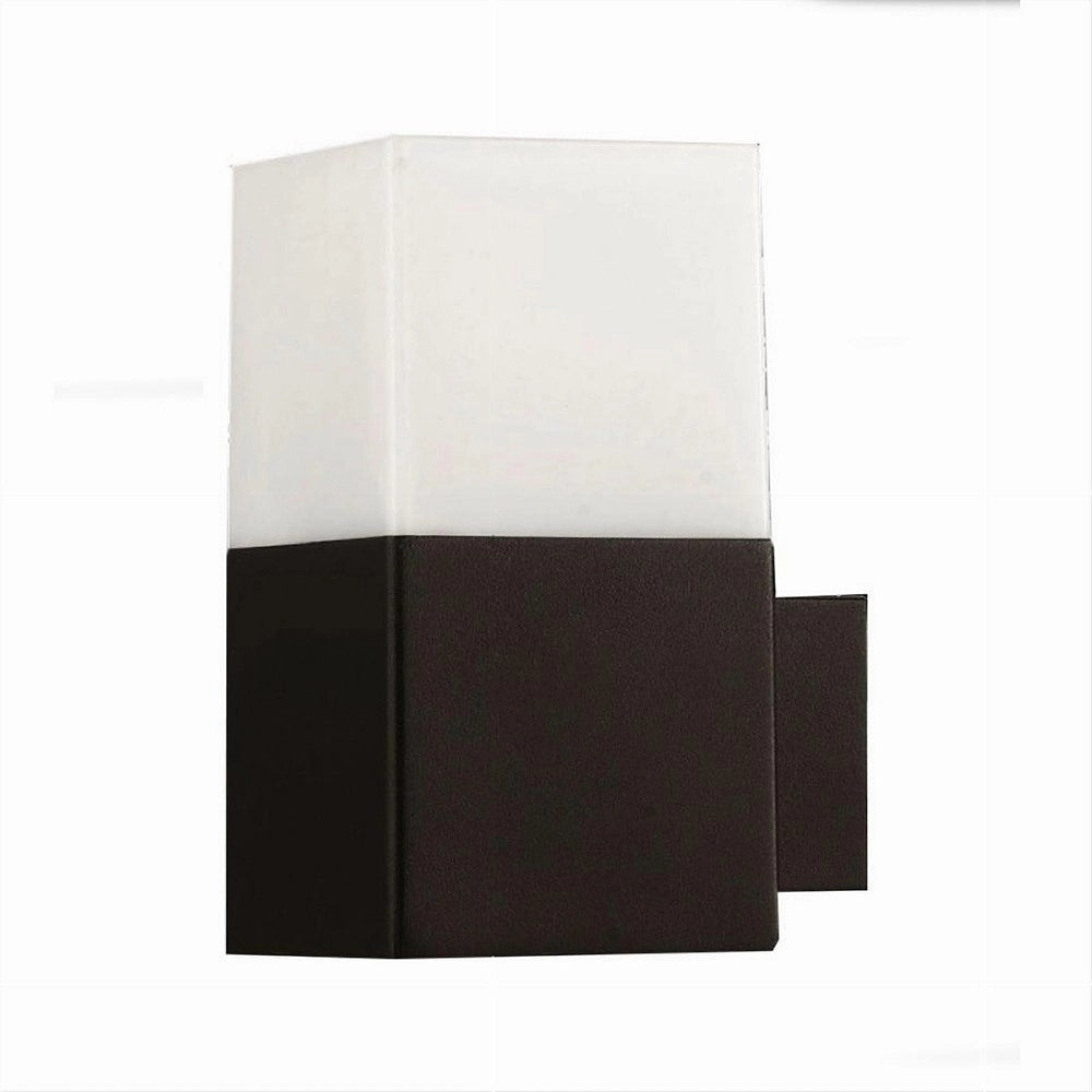 Trade Shop - Applique A Muro Per Esterno Lampada Da Parete In Alluminio Attacco E27 Ip44 B160 - Nero