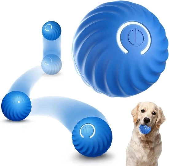 Giocattolo Interattivo per Cani - Palla Auto-Rollante e Antistress per Giocchi Indoor ed Esterno