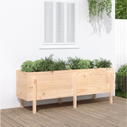 Fioriera Rialzata da Giardino 160x50x57 cm Legno Massello Pinocod mxl 103310