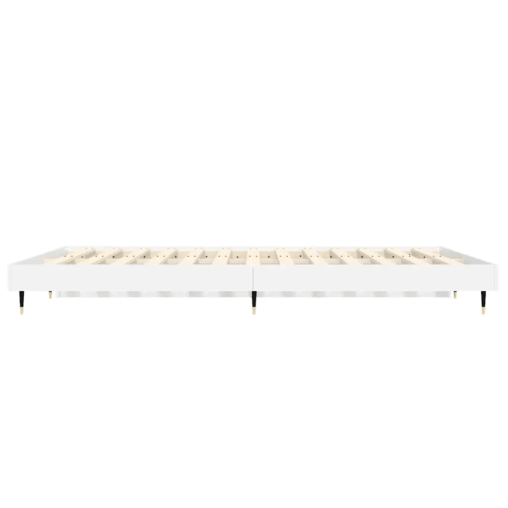 Giroletto Bianco Lucido 135x190 cm in Legno Multistrato 832183