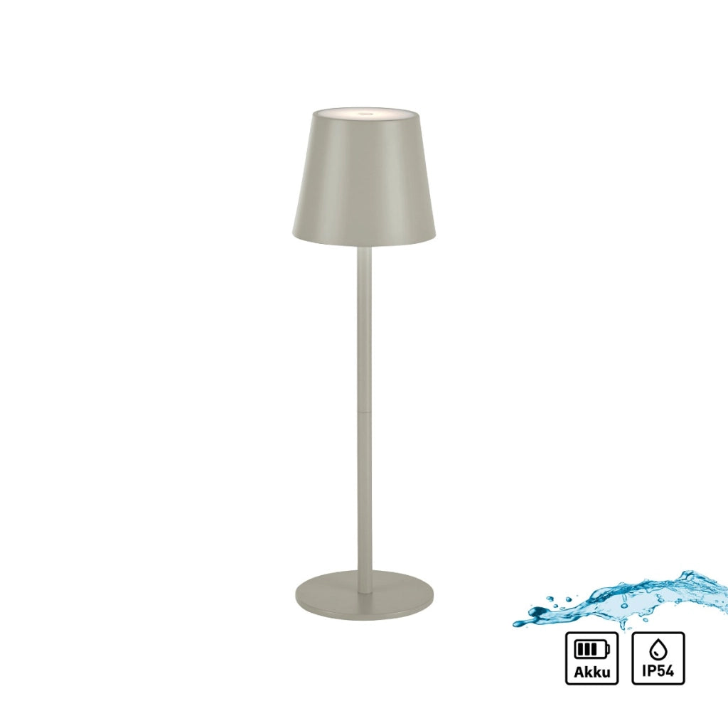 Lampada da tavolo Euria LED 3W grigia Leuchten Direkt