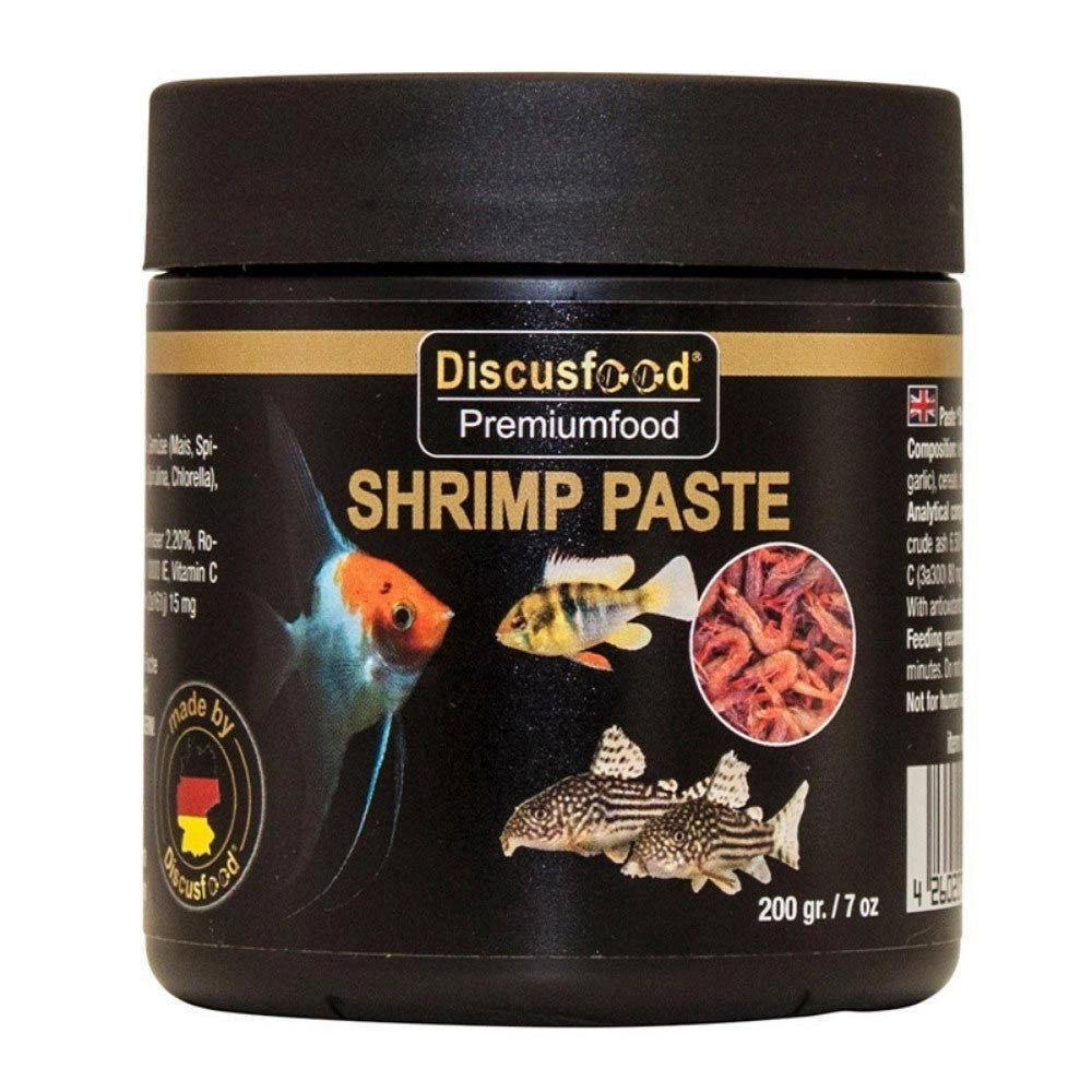 DiscusFood Shrimp Paste 200gr - mangime in pasta morbida per pesci ornamentali