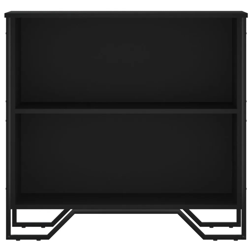 Libreria Nera 80x31x74,5 cm in Legno Multistrato 848619