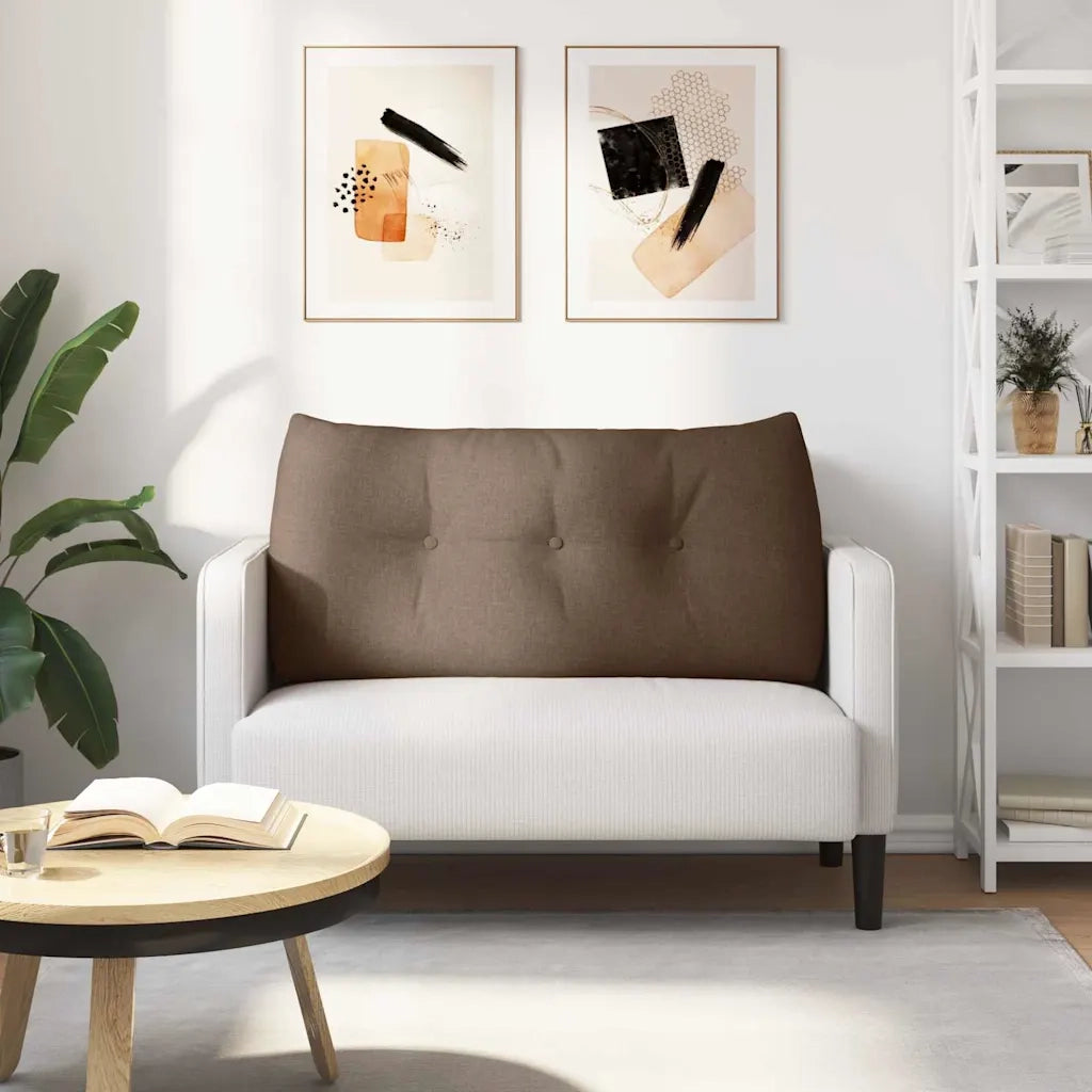 Cuscino per Schiena Marrone 100 x 24 x 50 cm Tessuto