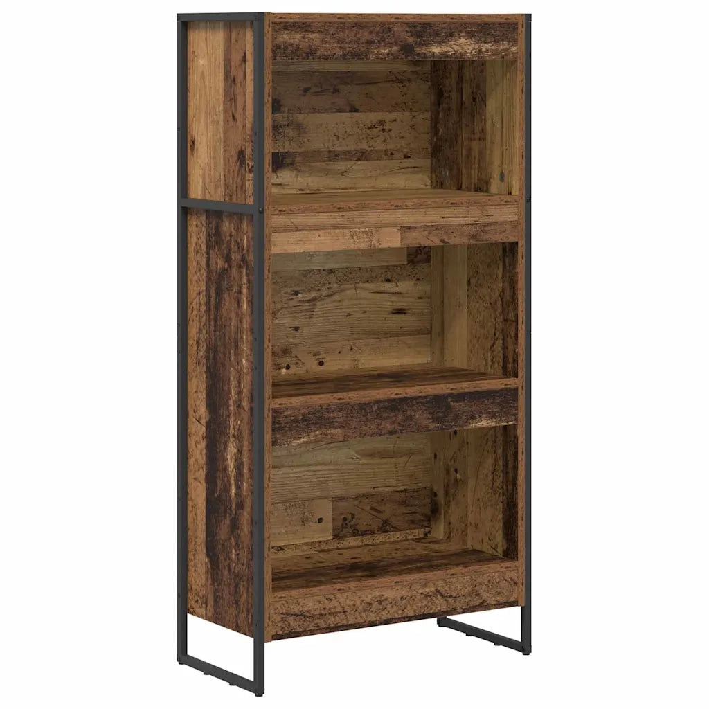 Armadio per Libri Legno vecchio 60 x 30 x 121 cm