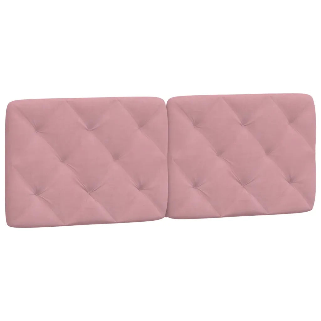 Giroletto con LED senza Materasso-Struttura Letto Rosa 140x190 cm in Velluto